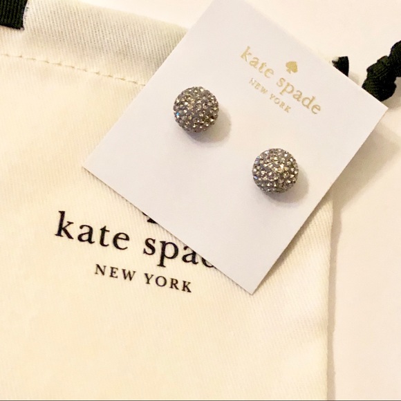 Kate Spade Black stud earrings - Picture 2 of 6